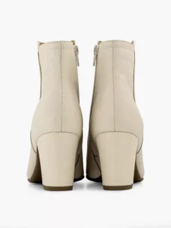 Creme Leren Enkellaars -Skechers Winkel 2225701 H4