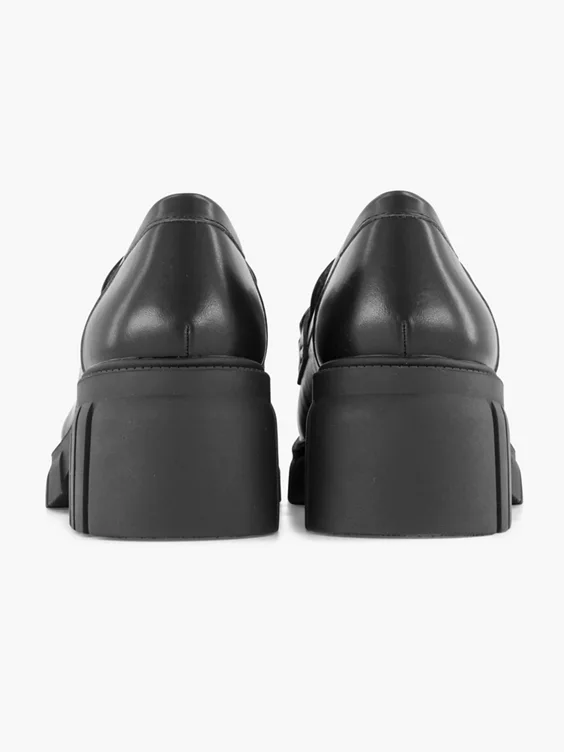 Zwarte Chunky Loafer Sietketting 6 Zwarte Chunky Loafer Sietketting - Afbeelding 4