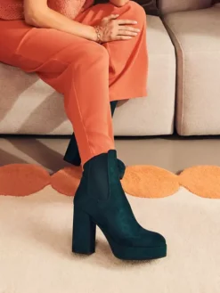 Groene Chelsea Hoge Hak -Skechers Winkel 2229677 H9