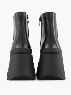 Zwarte Platform Enkellaars -Skechers Winkel 2229715 H4