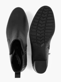 Zwarte Leren Enkelaars Hak -Skechers Winkel 2230044 H3