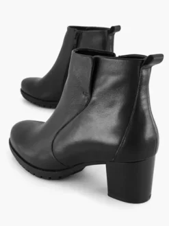 Zwarte Leren Enkelaars Hak -Skechers Winkel 2230044 H5