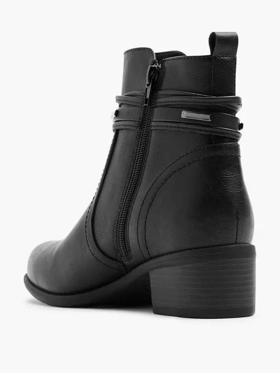 Zwarte Enkellaars 5 Zwarte Enkellaars - Afbeelding 3