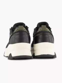 Zwarte Chunky Sneaker Panterprint -Skechers Winkel 2235017 H4