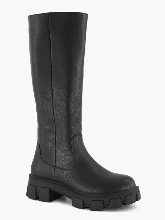 Zwarte Chunky Laars 8 Zwarte Chunky Laars - Afbeelding 6