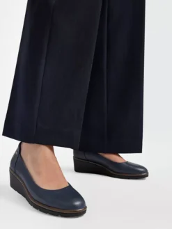 Donkerblauwe Pump Sleehak -Skechers Winkel 2240014 H10