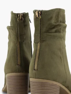 Groene Enkellaars Hak 12 Groene Enkellaars Hak -Skechers Winkel 2240151 H5