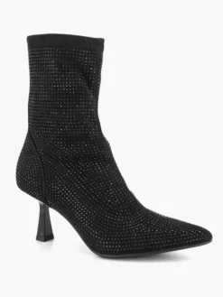 Zwarte Enkellaars Queenie Hak Glitters -Skechers Winkel 2240684 H6