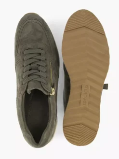 Donkergroene Leren Sneaker -Skechers Winkel 2241098 H3