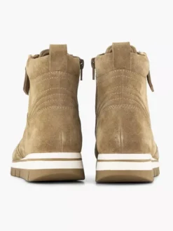 Zandkleurige Leren Sneaker -Skechers Winkel 2241112 H4