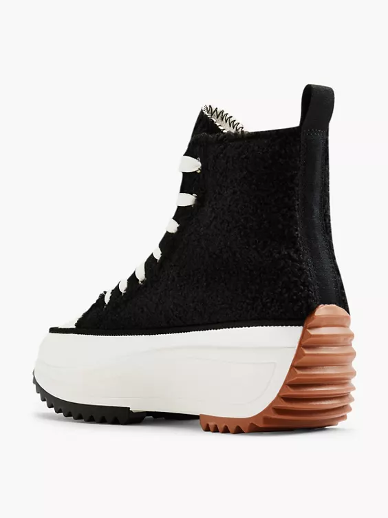 Zwarte Hoge Platform Sneaker Teddy 5 Zwarte Hoge Platform Sneaker Teddy - Afbeelding 3