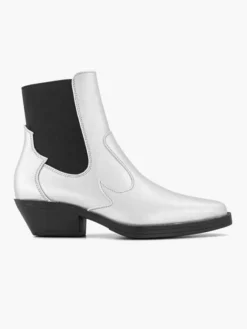 ONLY Shoes Zilveren Cowboy Laars