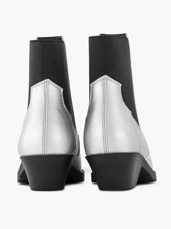 ONLY Shoes Zilveren Cowboy Laars 6 ONLY Shoes Zilveren Cowboy Laars - Afbeelding 4