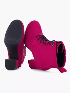 Roze Veterlaars Hak -Skechers Winkel 2245857 H3