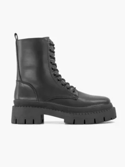 Zwarte Chunky Veterboot