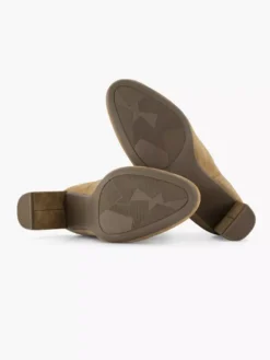 Cognac Suède Enkellaars Hak -Skechers Winkel 2246592 H3