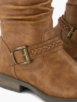 Donkerbruine Laars Siergesp -Skechers Winkel 2246648 H5