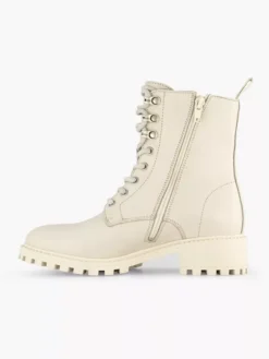Off White Leren Veterboot -Skechers Winkel 2246657 H2