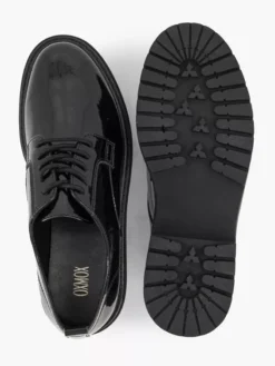 Zwarte Chunky Veterschoen Lak -Skechers Winkel 2247049 H3