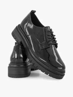 Zwarte Chunky Veterschoen Lak -Skechers Winkel 2247049 H5