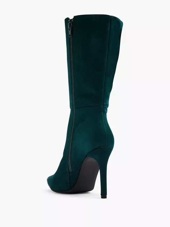 Groene Lange Laars Hoge Hak 5 Groene Lange Laars Hoge Hak - Afbeelding 3