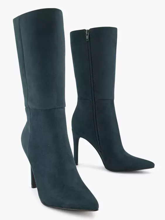 Groene Lange Laars Hoge Hak 7 Groene Lange Laars Hoge Hak - Afbeelding 5