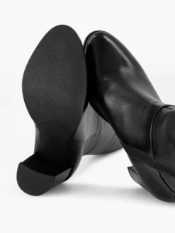 Zwarte Lange Leren Laars Hoge Hak 10 Zwarte Lange Leren Laars Hoge Hak -Skechers Winkel 2251072 H3