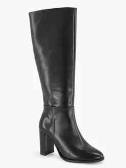 Zwarte Lange Leren Laars Hoge Hak 13 Zwarte Lange Leren Laars Hoge Hak -Skechers Winkel 2251072 H6