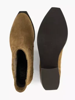 Bruine Suéde Enkellaars -Skechers Winkel 2251202 H3