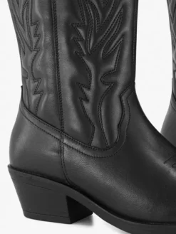 Zwarte Leren Cowboy Laars 12 Zwarte Leren Cowboy Laars -Skechers Winkel 2251464 H5