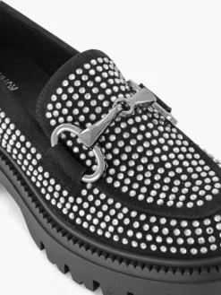 Zwarte Chunky Loafer Steentjes -Skechers Winkel 2252211 H5