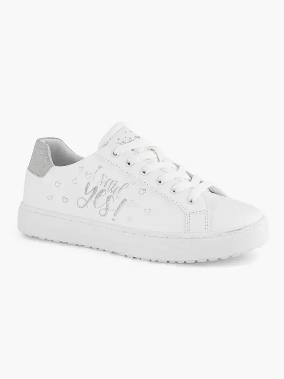 Witte Sneaker Glitter 8 Witte Sneaker Glitter - Afbeelding 6